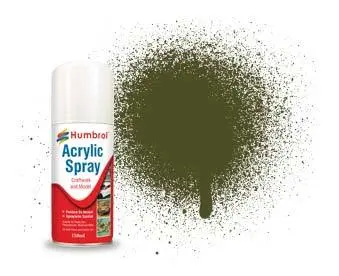 Humbrol No.155 Olive Drab Matt Acrylic 150Ml - 6155 1