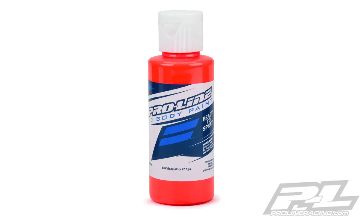 Proline Fluorescent Red Lexan Body Paint 60Ml - Pro632800 1