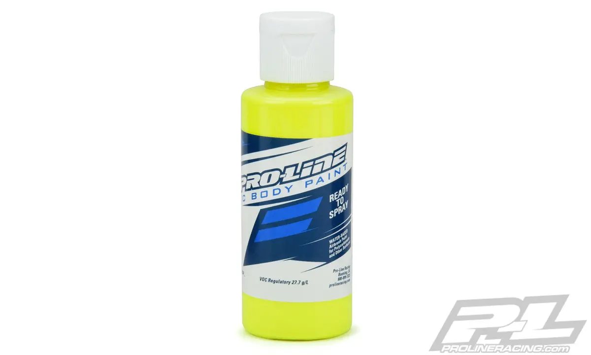 Proline Fluorescent Yellow Lexan Body Paint 60Ml - Pro632802 1