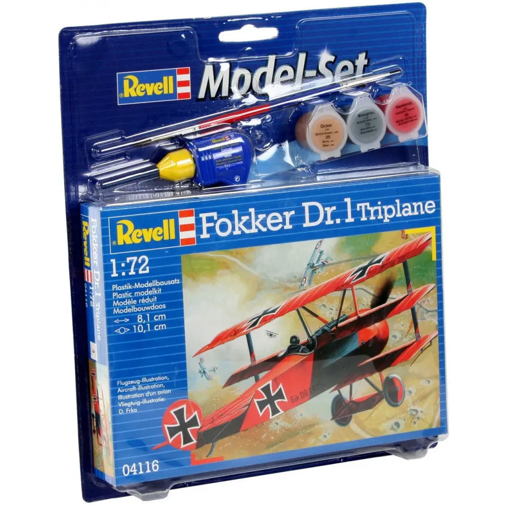 Revell Fokker Dr1 Tri-Plane Starter Set 1:72 - 64116 1