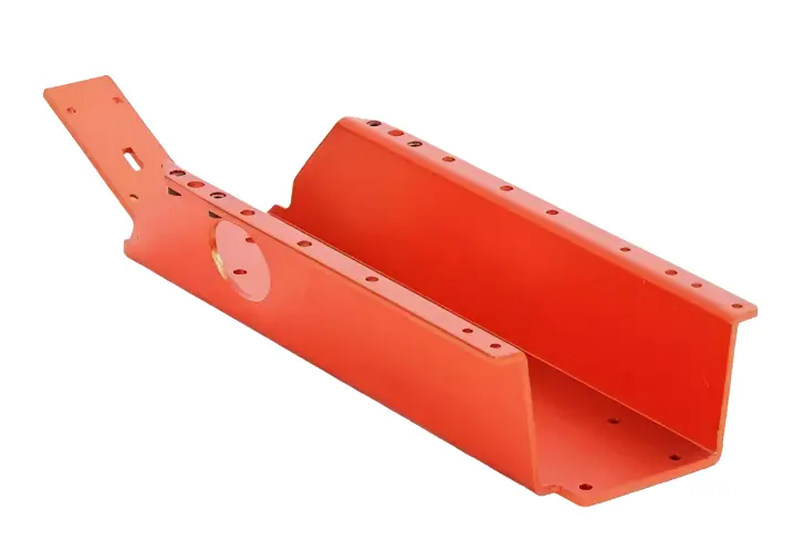 Rovan Solid Side Main Chassis Orange Aluminium - Rov-650011 1
