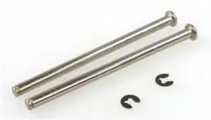 Hbx Fr/Rr Lower Inside Hinge Pins W/ E-Clips 2Pcs - Hbx-6538-H014 1