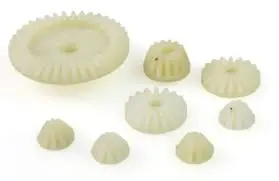 Hbx Diff Gear 38T, Pinion 13T & Bevel Gears Suit Rocket 8Pcs - Hbx-6588-P008 1