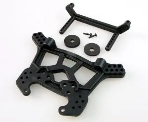 Hbx Fr/Rr Shock Tower & Body Post W/ Hardware - Hbx-6598-P004 1