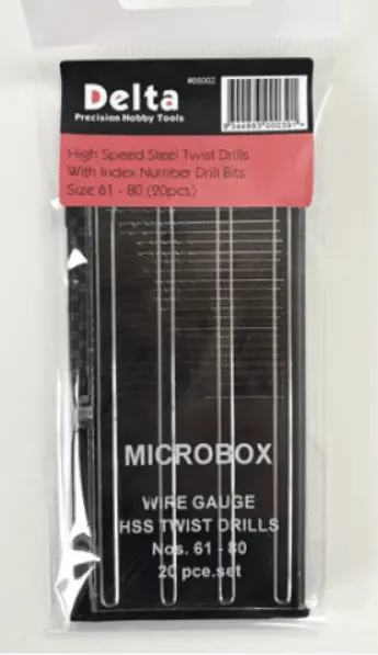 Delta Micro Drill Bits Size 61-80 20Pcs - Dl66002 1