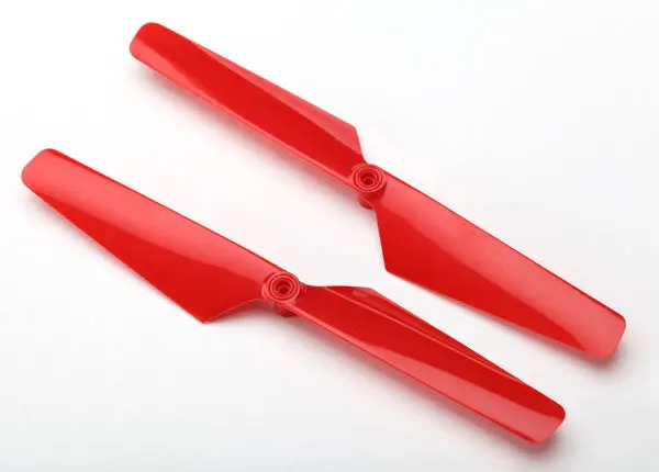 Traxxas Rotor Blade Set Red 1Xcw 1Xccw - 6628 1