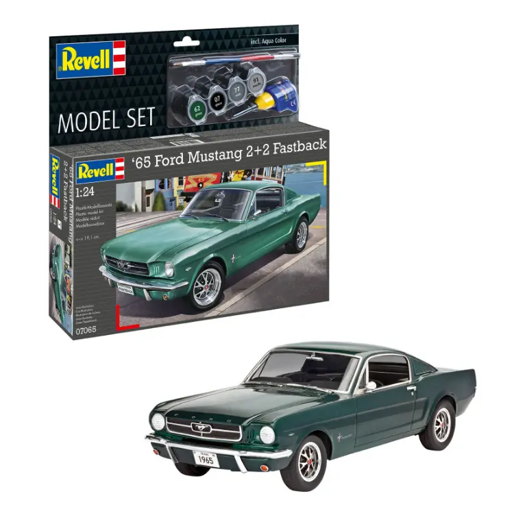 Revell 1965 Ford Mustang 2+2 Fastback Starter Kit 1:24 - 67065 1