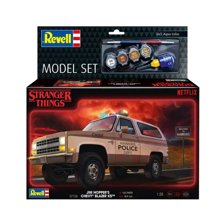 Revell 1985 Chevrolet K5 Blazer Stranger Things Starter Kit 1:25 - 67724 1