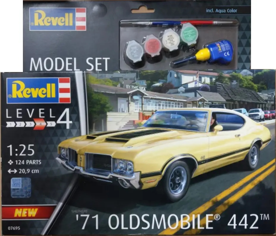 Revell 1971 Oldsmobile 442 Coupe Starter Set 1:24 - 67695 1