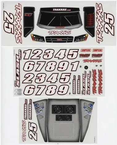 Traxxas Decals Set Suit 1:16 Slash - 7013 1