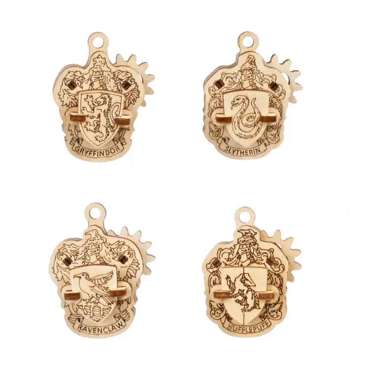 Ugears U-Fidget Hogwarts House Crests - 70261 1