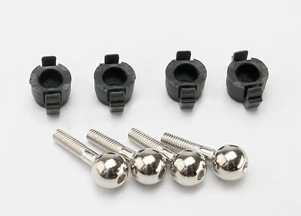 Traxxas 1:16 Pivot Balls & Caps 4Pcs/Ea - 7033 1