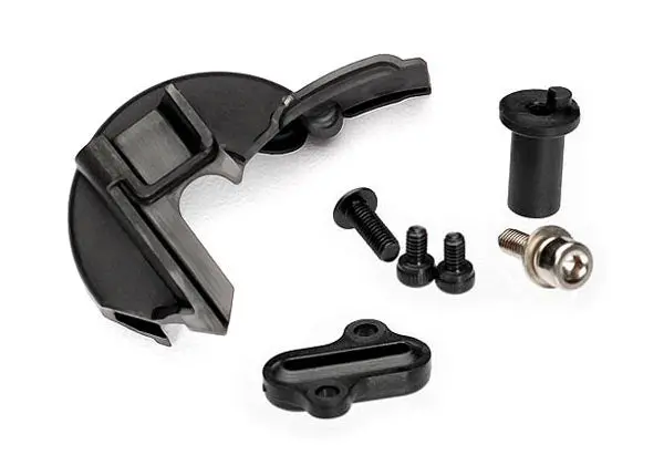 Traxxas 1:16 Gear Cover & Motor Mount Hnge Post - 7077R 1