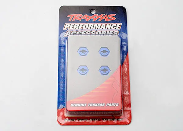 Traxxas 12Mm Wheel Hexes Blue Aluminium 4Pcs - 7154X 2