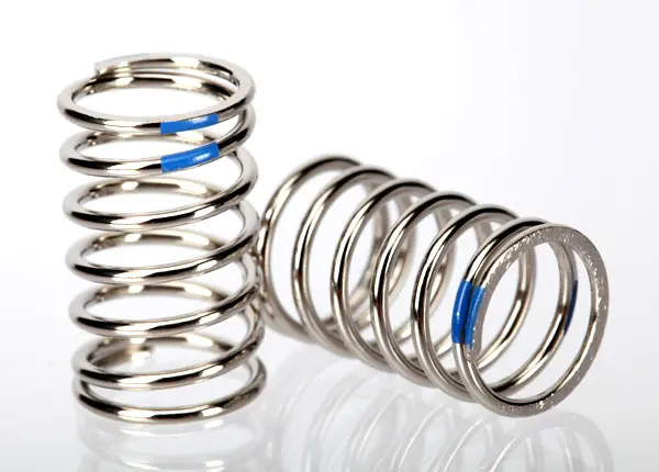 Traxxas 1:16 Gtr Shock Spring 2.925 Blue Rate Nickel Finish 2Pcs - 7245A 1
