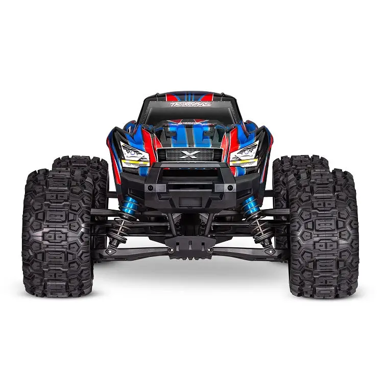 Traxxas X-Maxx 8S Belted Blue Monster Truck W/ Tqi Radio, Vxl-8S Brushless & Self Righting - 77096-4Blue 2