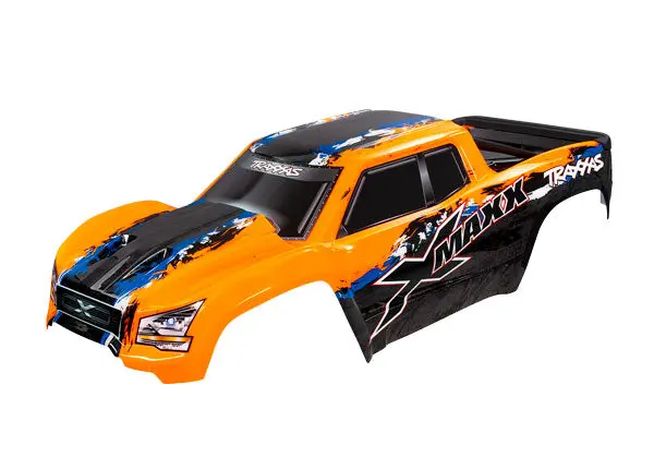 Traxxas Orange Painted Body Shell W/ Exocage Suit X-Maxx - 7811 1