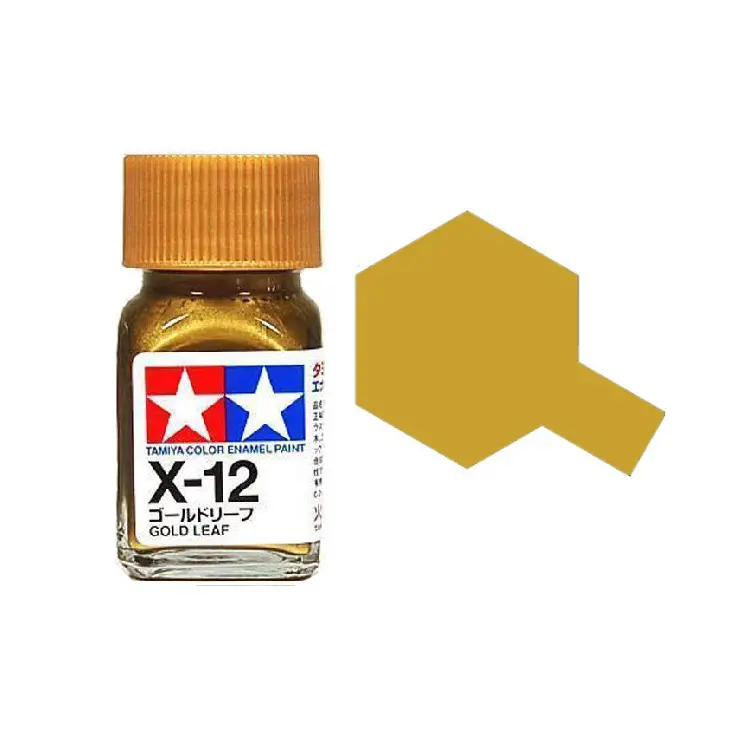 Tamiya X-12 Gold Leaf Enamel 10Ml - 80012 1