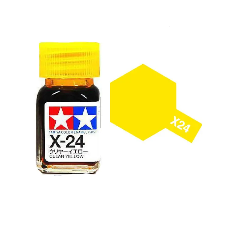 Tamiya X-24 Clear Yellow Enamel 10Ml - 80024 1