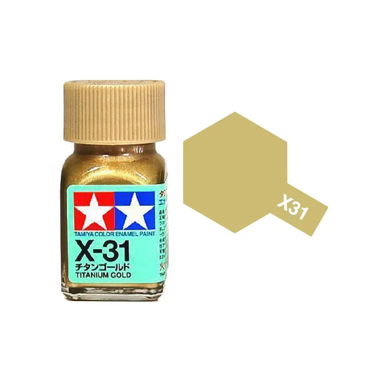 Tamiya X-31 Titanium Gold Enamel 10Ml - 80031 1