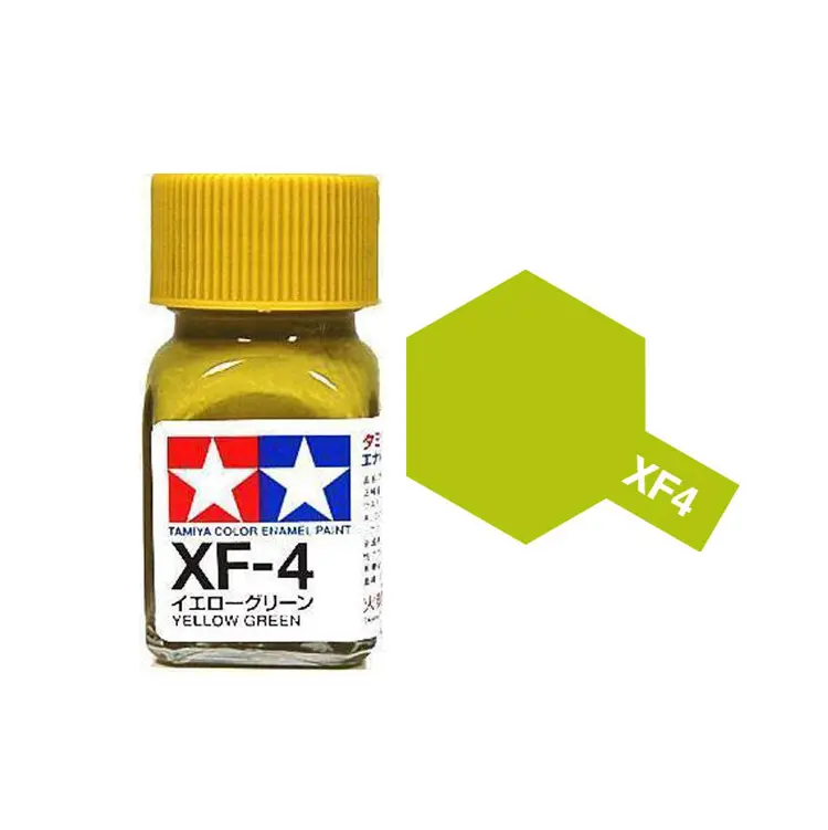 Tamiya Xf-4 Yellow Green Enamel 10Ml - 80304 1
