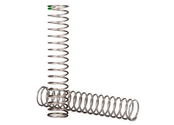 Traxxas Gts Long Shock Springs 0.54 Green Rate Natural Finish 2Pcs - 8156 1