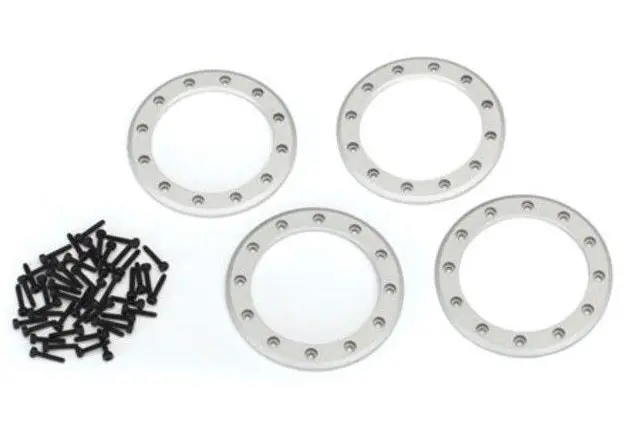 Traxxas 2.2In Satin Beadlock Rings W/ Screws Suit Trx-4 4Pcs - 8168 1