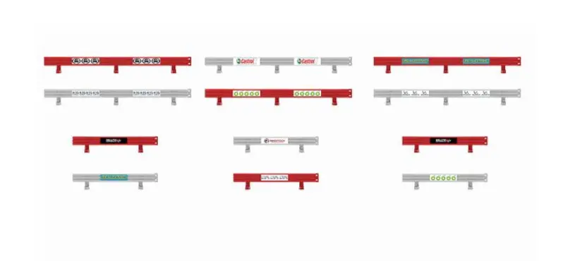 Scalextric Crash Barriers With Stickers 12Pcs - C8191 1