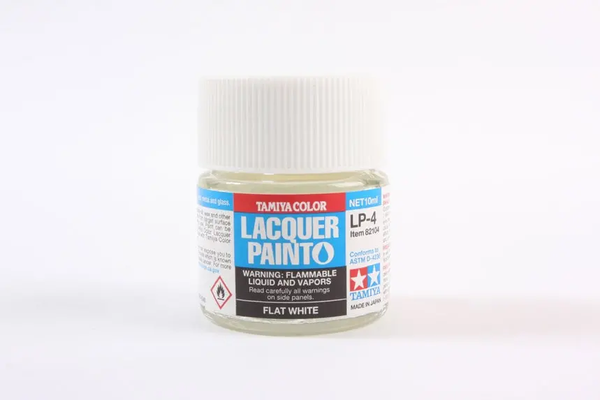 Tamiya Lp-4 White Matt Lacquer 10Ml - 82104 1