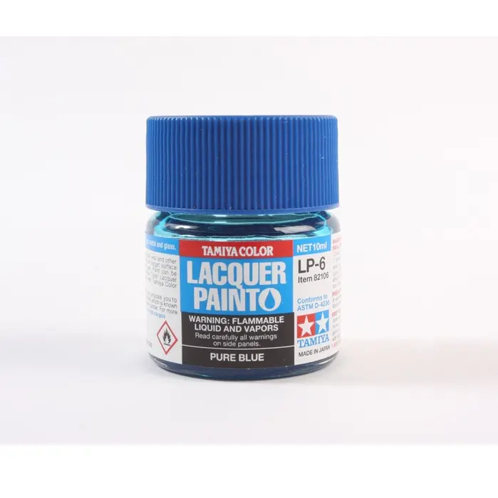 Tamiya Lp-6 Pure Blue Lacquer 10Ml - 82106 1