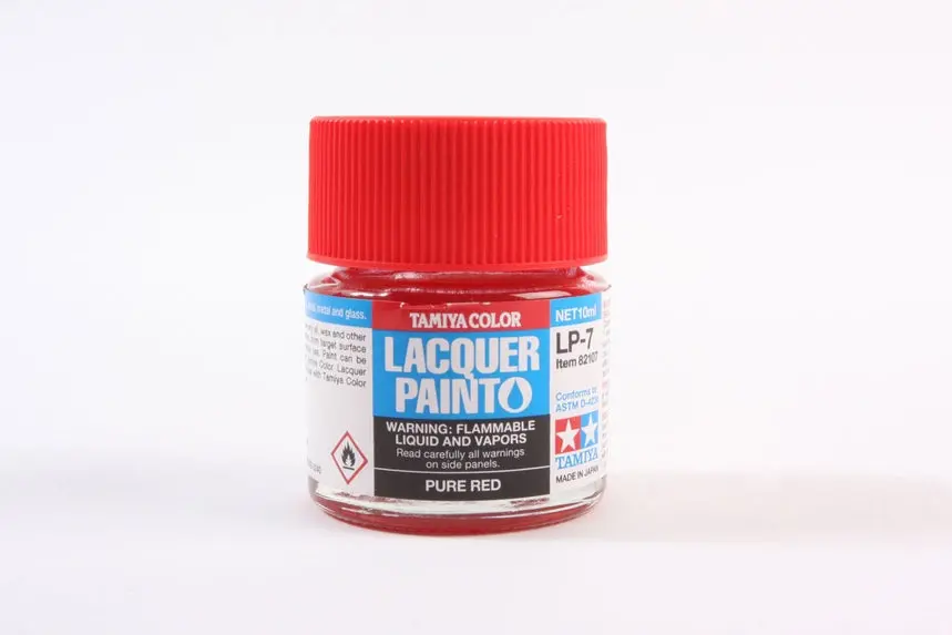Tamiya Lp-7 Pure Red Lacquer 10Ml - 82107 1