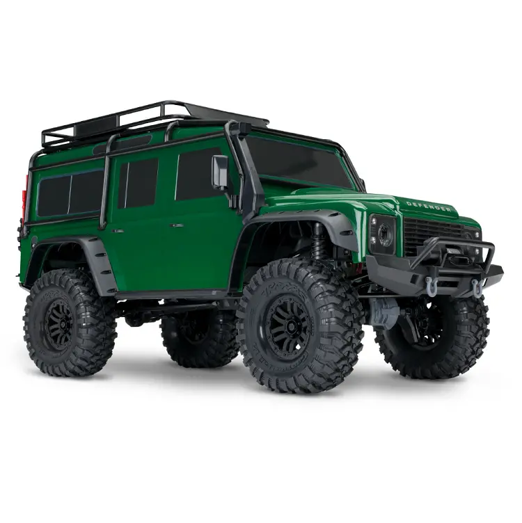 Traxxas Trx-4 Defender Scale & Trail Crawler Green Clipless W/ Tqi 2.4Ghz Bluetooth Radio - 82256-4Grn 1