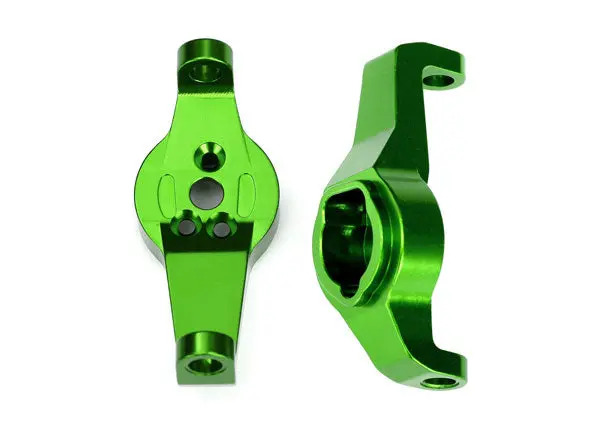 Traxxas Caster Blocks Green 6061-T6 Aluminium Suit Trx-4/ 6 2Pcs - 8232G 1