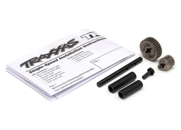 Traxxas Single Speed Transmission Metal Gears W/ Shafts Suit Trx-4 - 8296 1