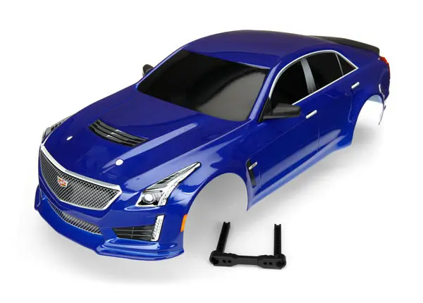 Traxxas Blue Painted Body Shell Cadillac Cts-V Ready-To-Fit - 8391A 1