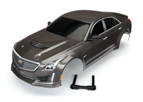 Traxxas Silver Painted Body Shell Cadillac Cts-V Ready-To-Fit - 8391X 1