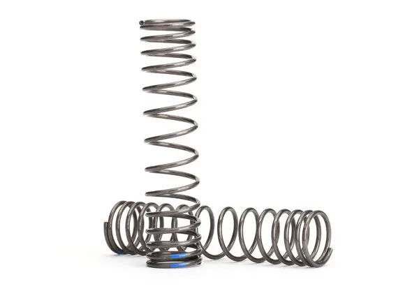 Traxxas Gtr Shocks Springs 1.25 Blue Rate Natural Finish 2Pcs - 8441 1