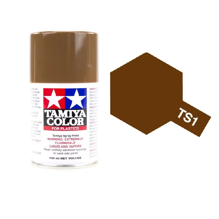 Tamiya Ts-1 Red Brown Spray Matt 100Ml - 85001 1