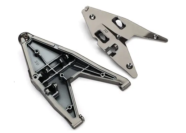Traxxas Suspension Arm Rhs Lower Black Satin Chrome W/ Insert 1Pc - 8532X 1