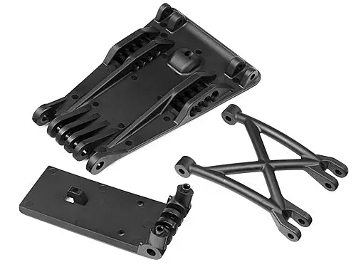 Hpi Bumper Skid Plate Set Suit Old Baja - Hpi-85421 1