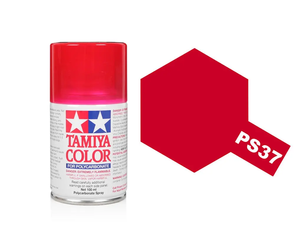 Ps-37 Translucent Red Polycarbonate Spray Paint 1