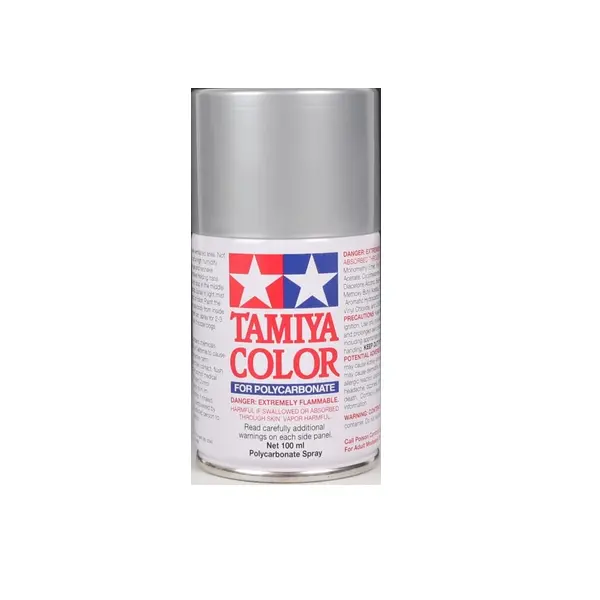 Tamiya Ps-48 Silver Anodised Aluminium Semi-Gloss Spray 100Ml - 86048 1