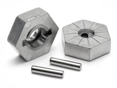 Hpi 17Mm Alloy Wheel Hexes W/ Pins 4Pcs/Ea - Hpi-86804 1