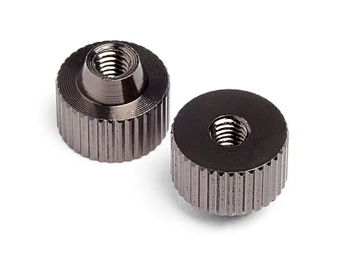 Hpi M3x9x7mm Thumbscrews Gunmetal 2Pcs - Hpi-86969 1