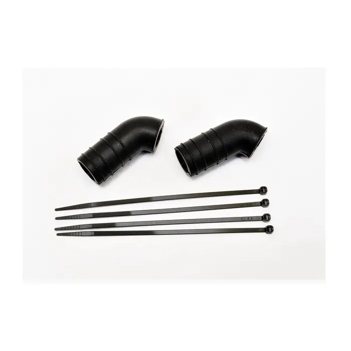 Hobao Silicone Exhaust Coupler Black 2Pcs - Hb-87378B 1