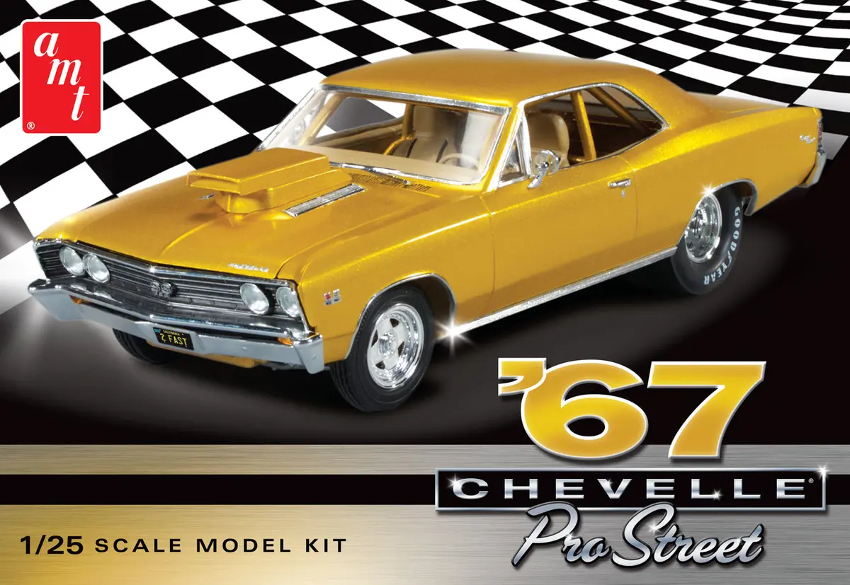 Amt 1967 Chevy Chevelle Pro Street 1:25 - Amt876 1