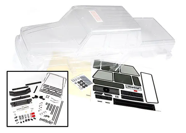 Traxxas Clear Body Shell Suit Trx-6 Mercedes G63 W/ Body Accessories - 8825 1