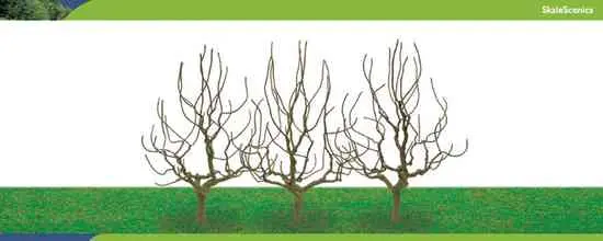 Hornby Deciduous 4In 3Pkg - 8940 1
