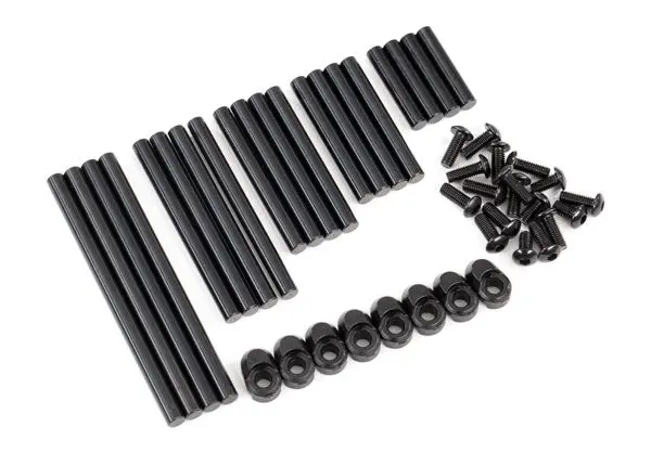 Traxxas Suspension Pin Set Hardened Steel Complete W/ Retainers & Hardware - 8940X 1