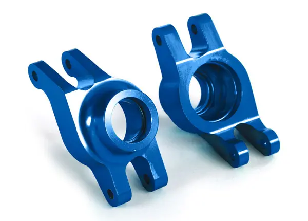 Traxxas Stub Axle Carriers Blue Aluminium 2Pcs - 8952X 1